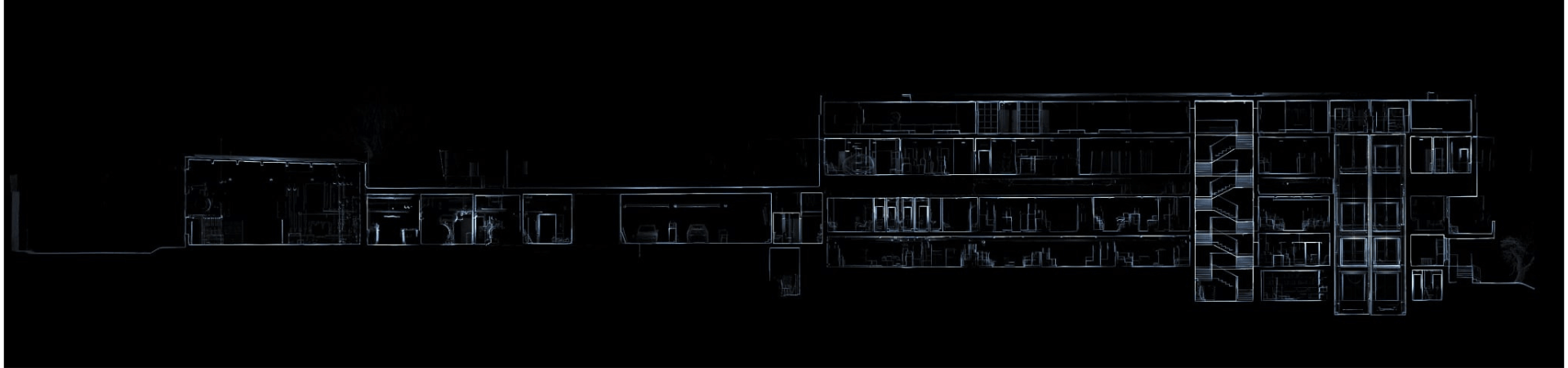 SmartScan3D - épületfelmérés - Pécsi Tudományegyetem - PTE - Központi Raktárépület